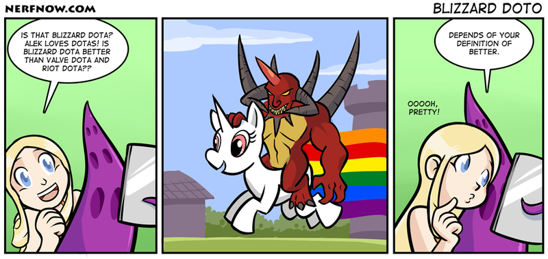 Illustration for article titled Sunday Comics: A Time And Place For Rainbow Ponies